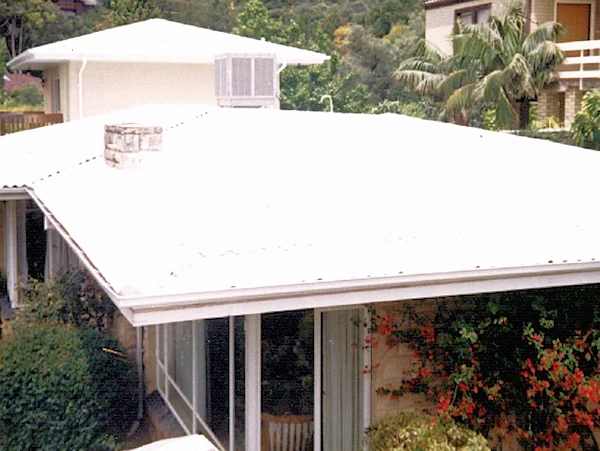 Residential asbestos roof