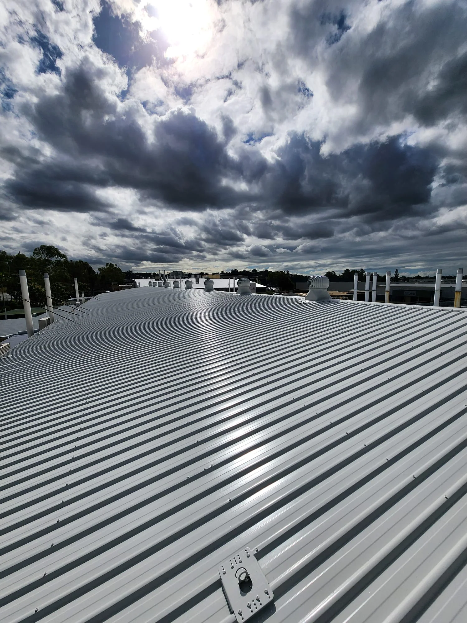 Restored roof providing shelter